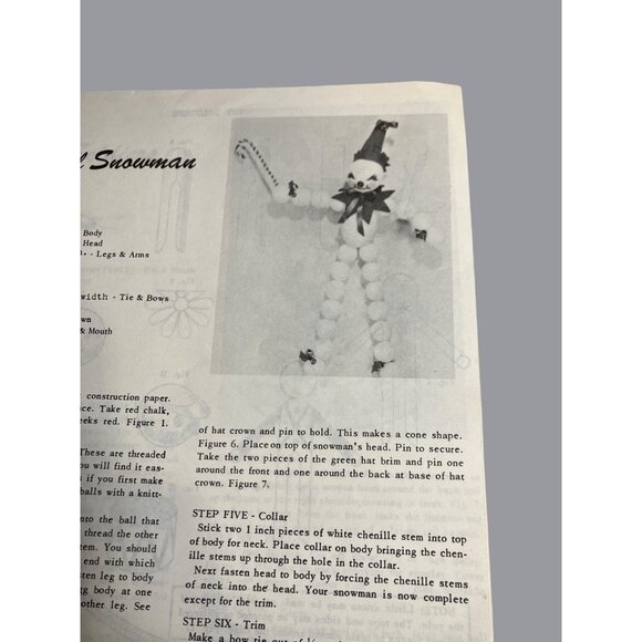 Vintage 1966 Christmas Styrofoam Projects Booklet - Picture 6 of 16